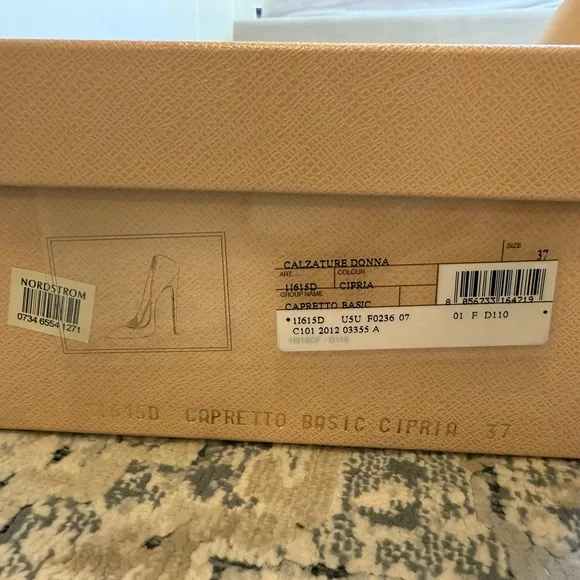 Prada Capretto Basic Leather Pumps 37 - Picture 2 of 9